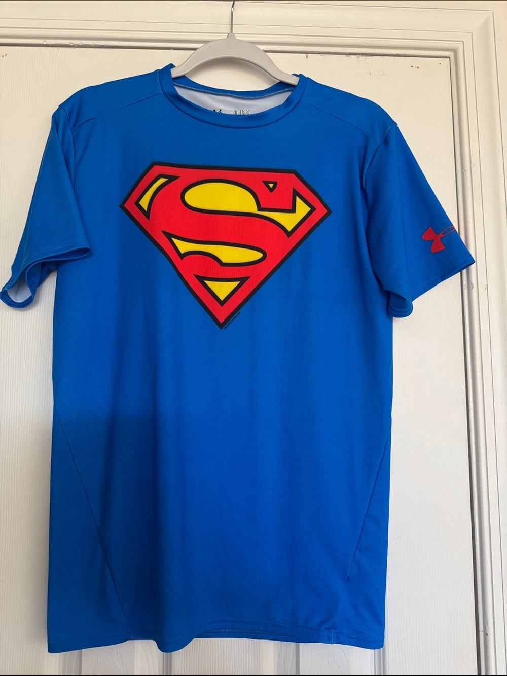 Under Armour Blue Superman Shield Performance Tee